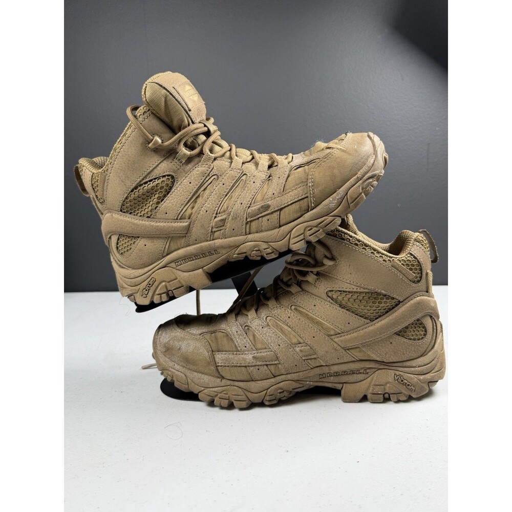 Pre-owned Merrell Men's Moab 2 Mid Tactical Waterproof Boots J15849 U.S Size 8.5